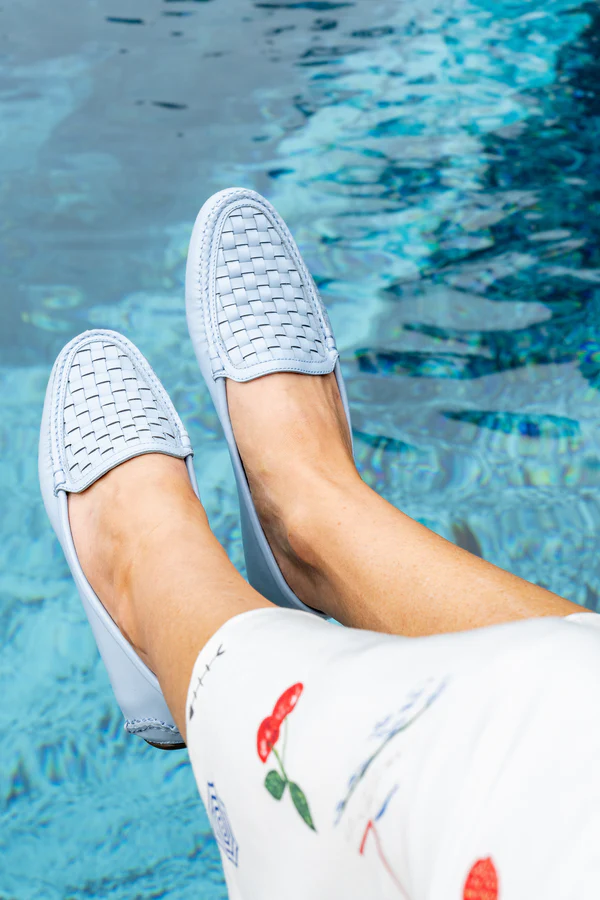 Patricia Green- Kelly Woven Driving Moccasin