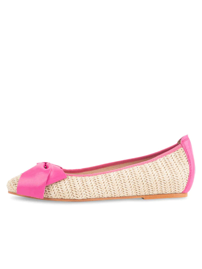 Patricia Green - ST. Tropez Raffia Ballet Flat