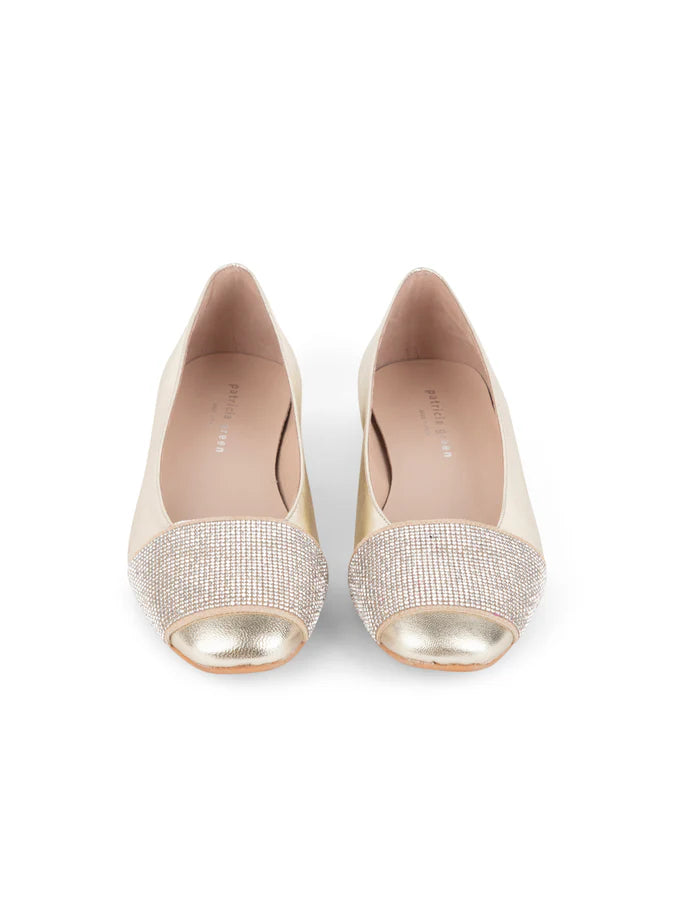 Patricia Green - Milan Crystal Embellished Flat