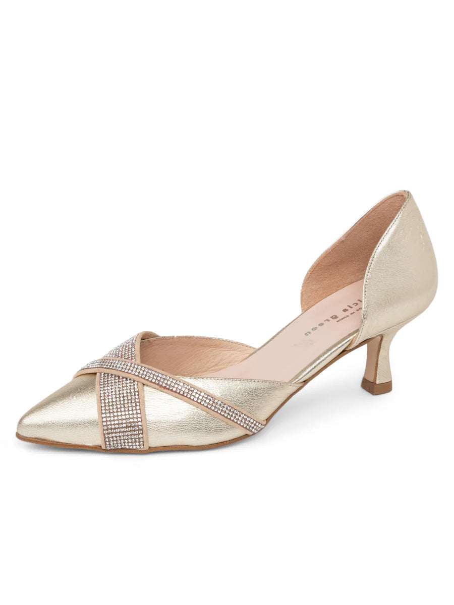 Patricia Green - Milan Crystal d'Orsay Kitten Heel