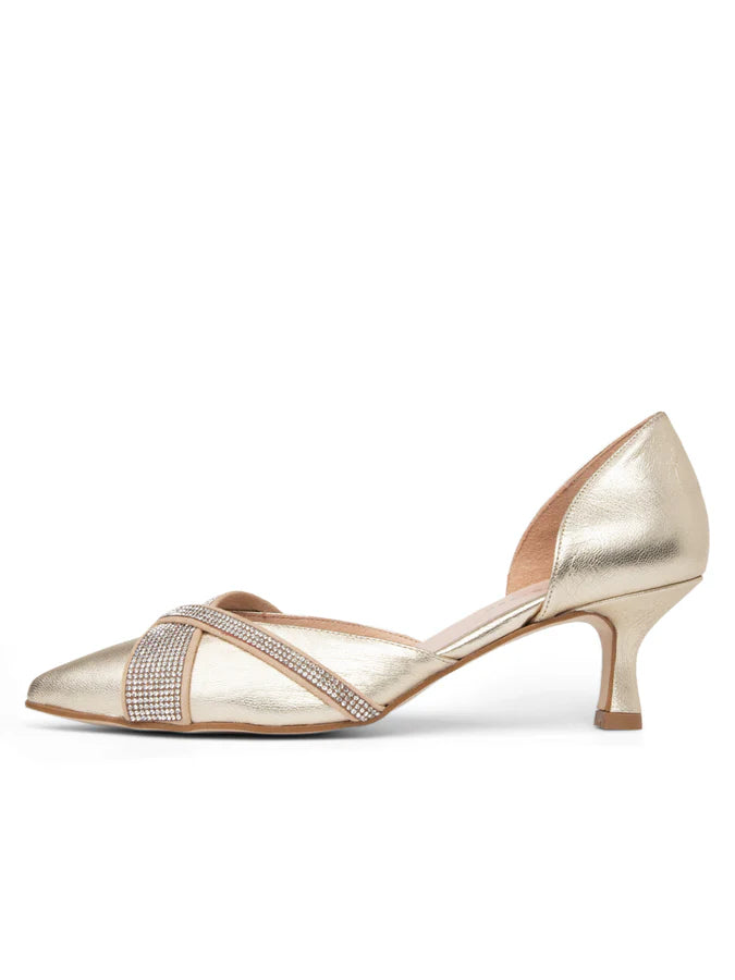 Patricia Green - Milan Crystal d'Orsay Kitten Heel