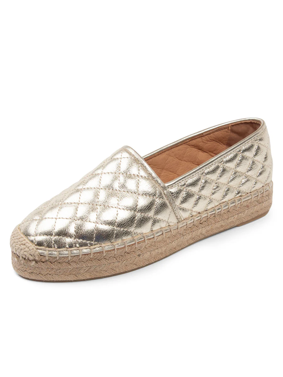 Patricia Green - Abigail Quilted Slip on Espadrille