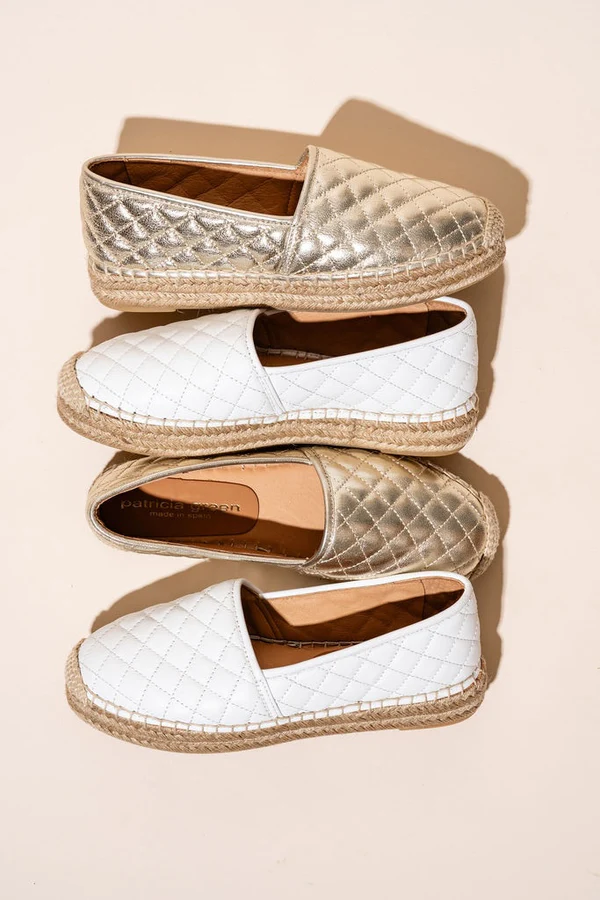 Patricia Green - Abigail Quilted Slip on Espadrille