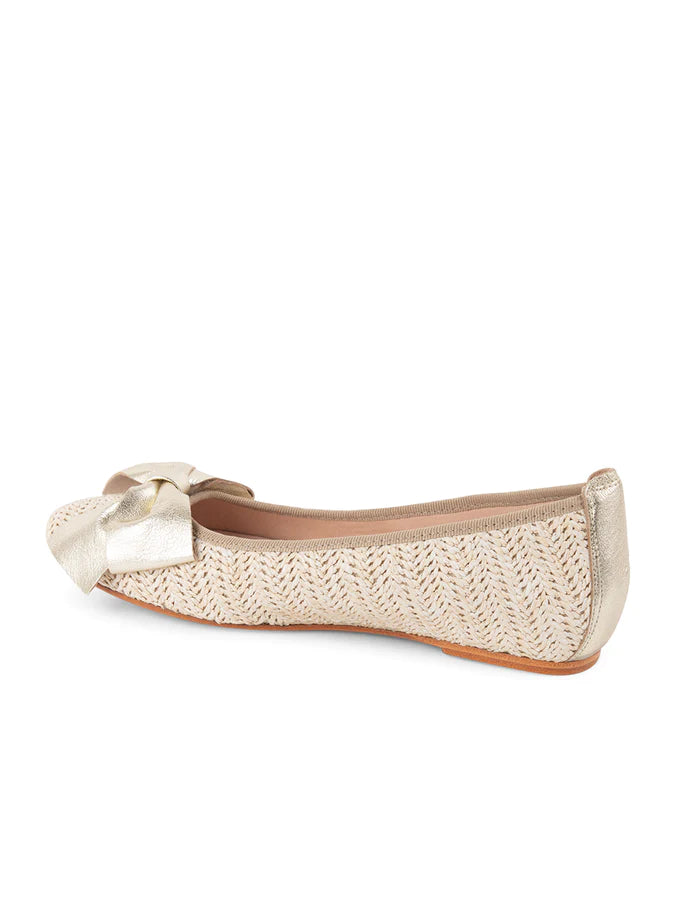 Patricia Green - ST. Tropez Raffia Ballet Flat