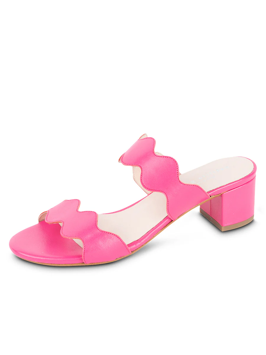 Patricia Green - Palm Beach Block Heel Scalloped Sandal