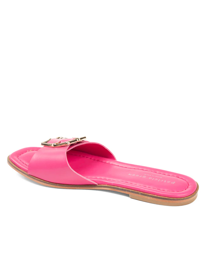 Patricia Green - Berkley Bamboo Buckle Flat Sandal
