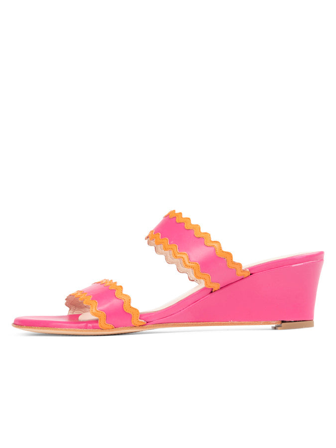 Patricia Green - Panama Scalloped Trim Wedge