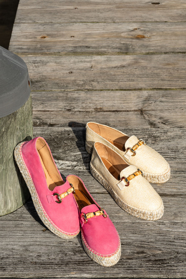 Patricia Green - Avery Bamboo Loafer Platform Espadrille
