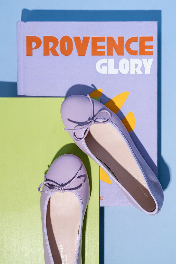 PATRICIA GREEN - SKIM BALLERINA FLAT - LILAC - SIZE 10