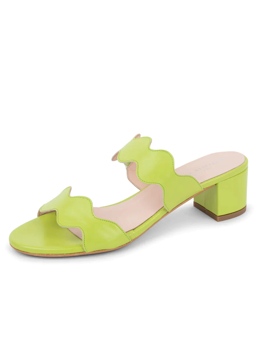 Scalloped 2025 block heels