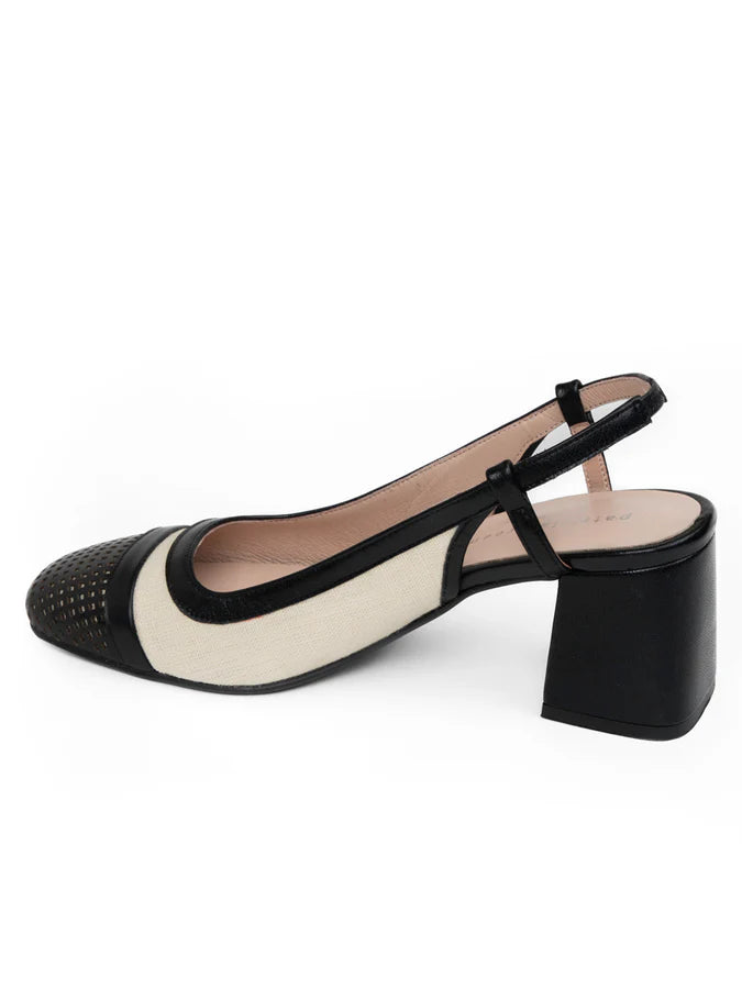 Patricia Green -  Brooks Perforated Slingback Block Heel