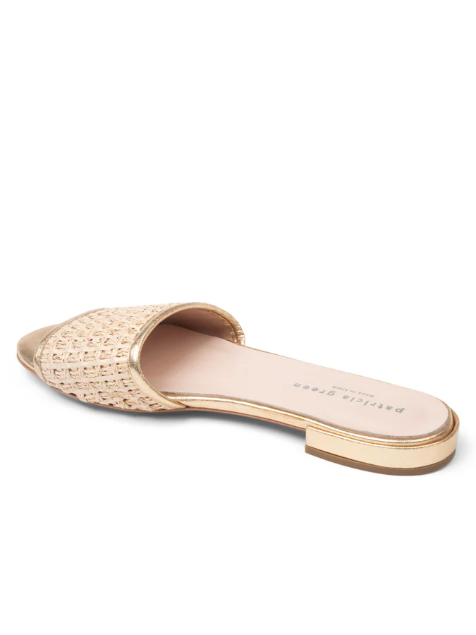 Patricia Green - Harper Raffia Flat Sandal
