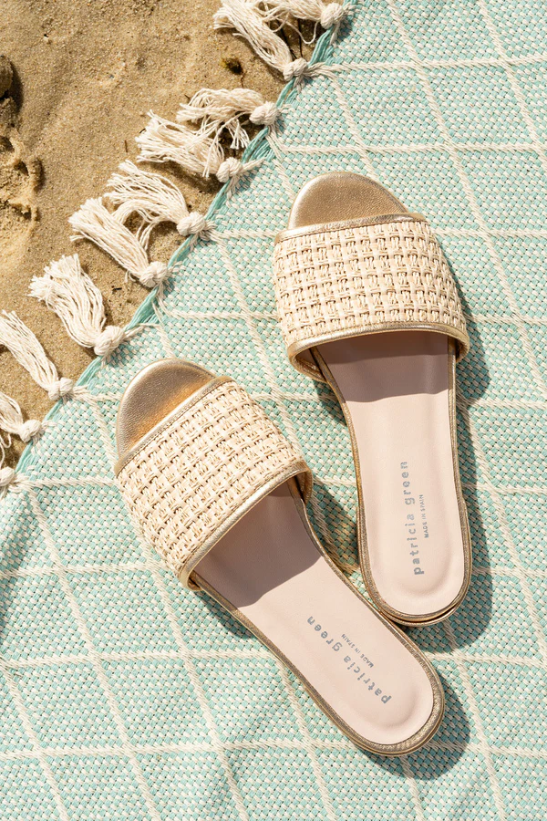 Patricia Green - Harper Raffia Flat Sandal