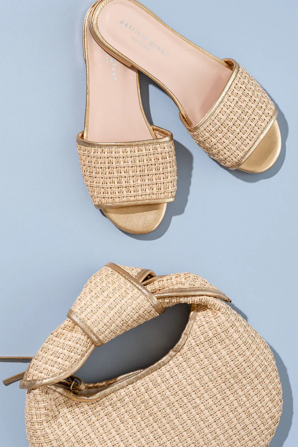 Patricia Green - Harper Raffia Flat Sandal