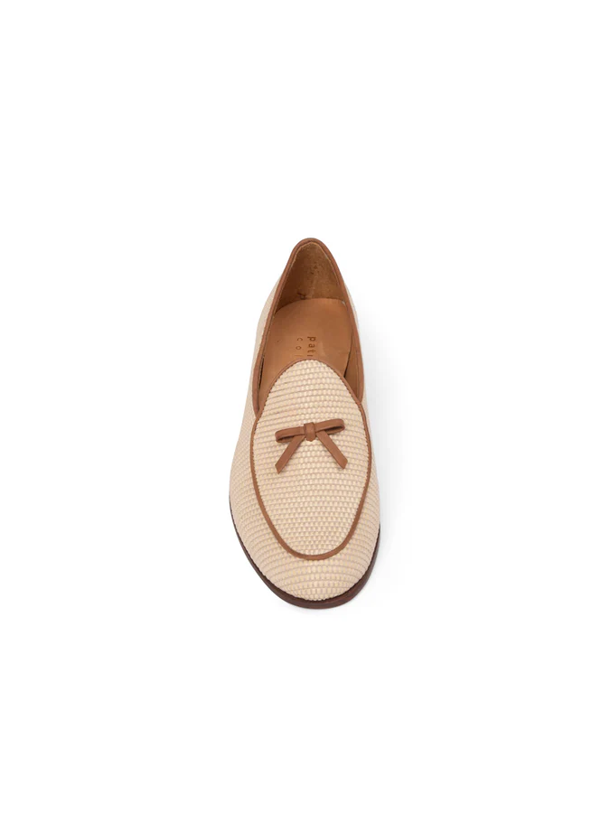 PATRICIA GREEN - COCO BELGIAN - SIZE 9 - NATURAL RAFFIA