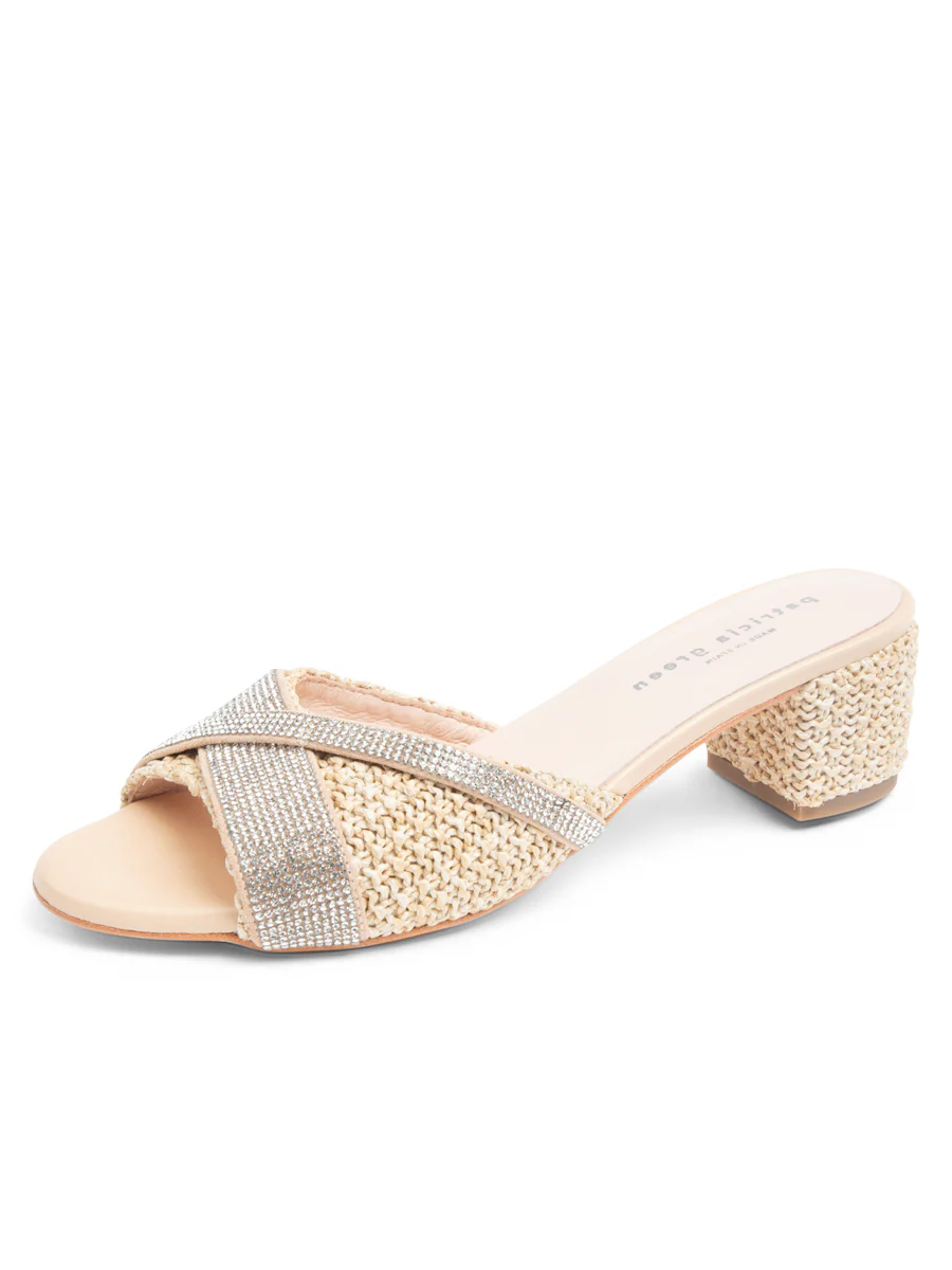 Patricia Green - Milan Crystal Block Heel