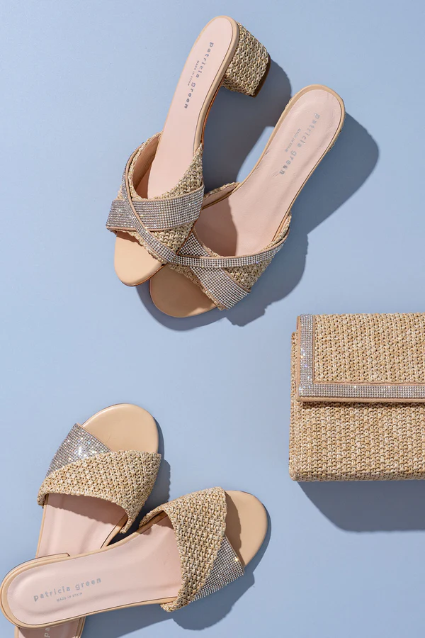 Patricia Green - Milan Crystal Block Heel