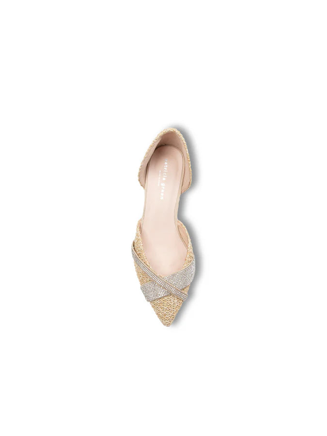 Patricia Green - Milan Crystal d'Orsay Kitten Heel