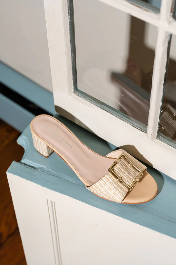Patricia Green - Riviera Bamboo Block Heel Sandal