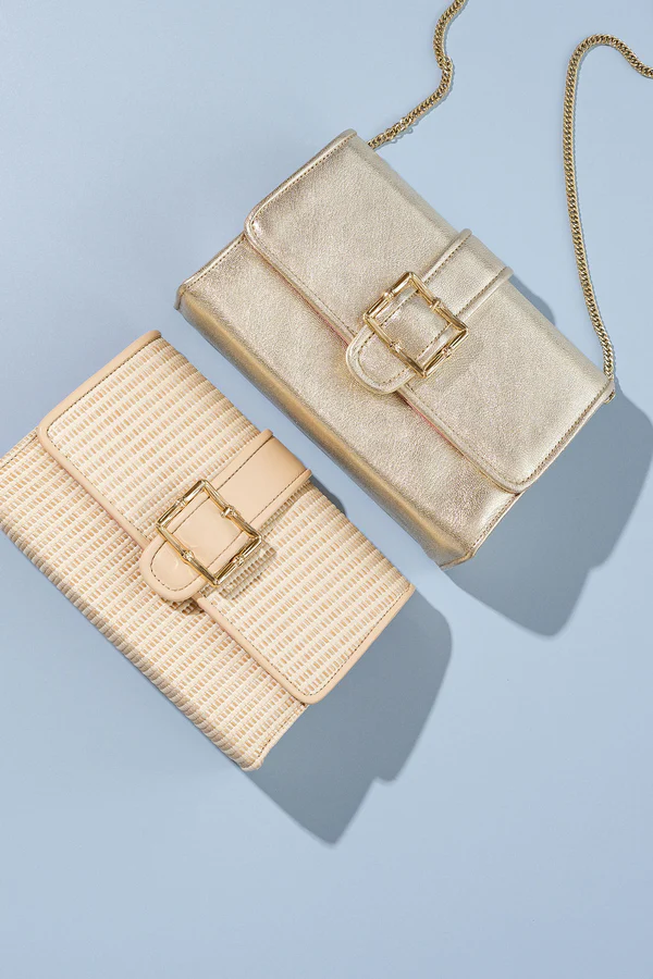 Patricia Green - Riviera Bamboo Buckle Clutch