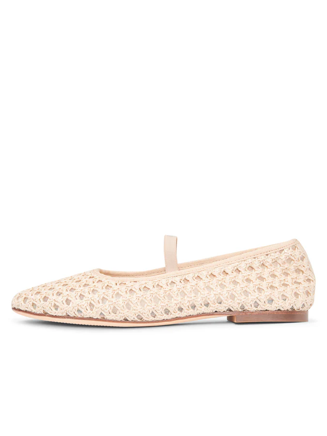 Patricia Green - Monaco Raffia Ballet Flat