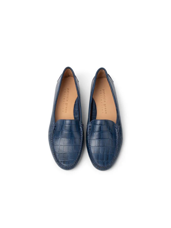 PATRICIA GREEN - JILLIAN - SIZE 9 - NAVY CROCODILE