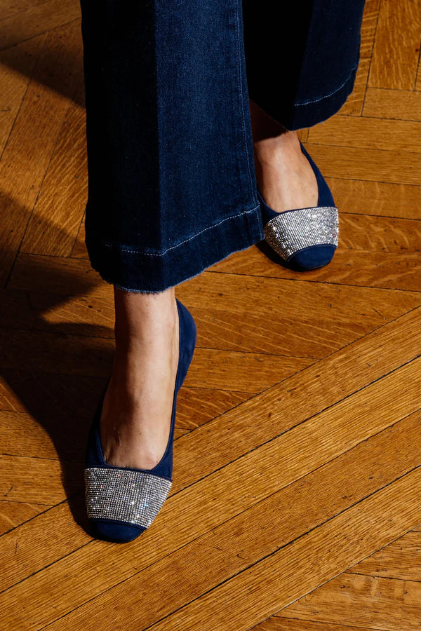 Patricia Green - Milan Crystal Embellished Flat