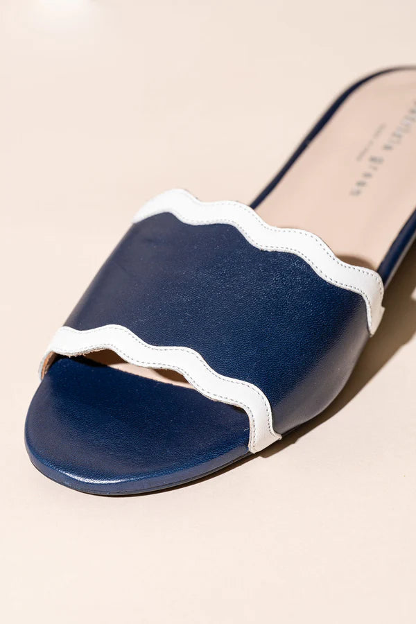 Patricia Green - Emma Scalloped Flat Sandal