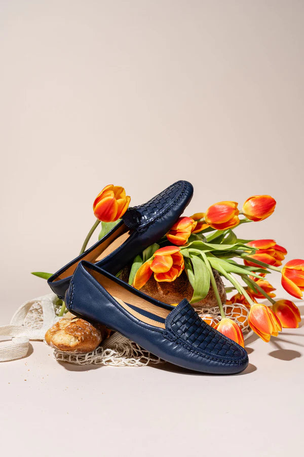 Patricia Green- Kelly Woven Driving Moccasin