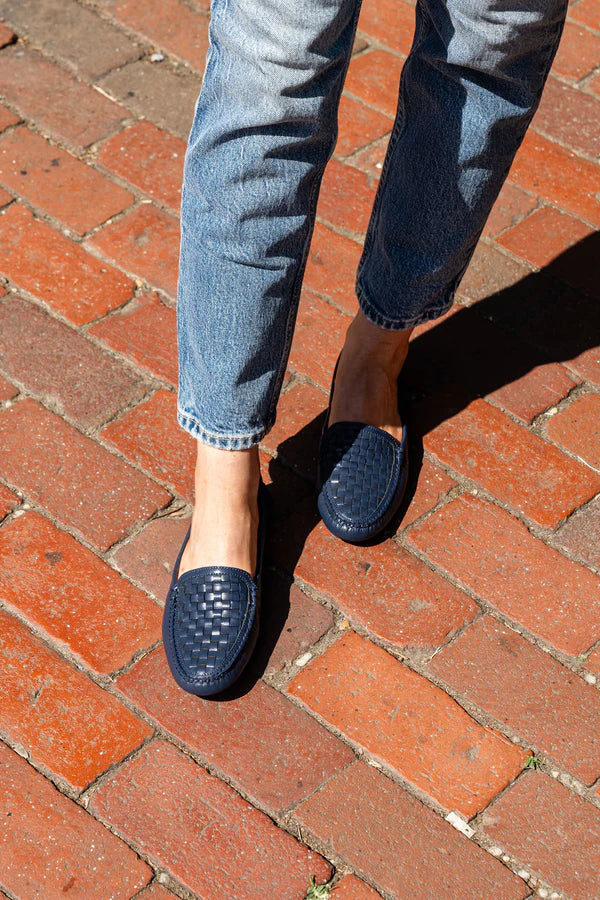 Patricia Green- Kelly Woven Driving Moccasin