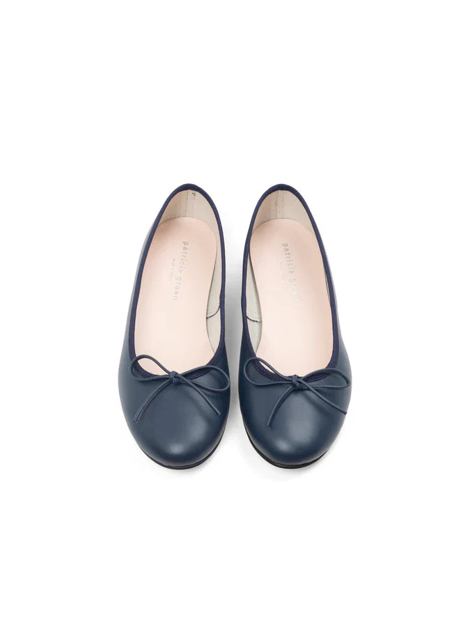 PATRICIA GREEN - SKIM BALLERINA FLAT - NAVY - SIZE 9