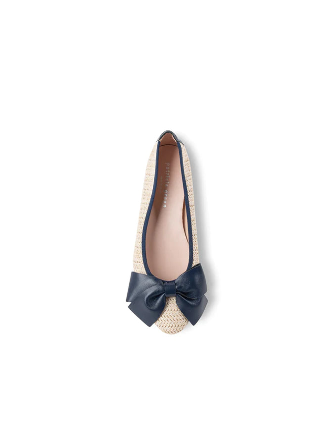 Patricia Green - ST. Tropez Raffia Ballet Flat