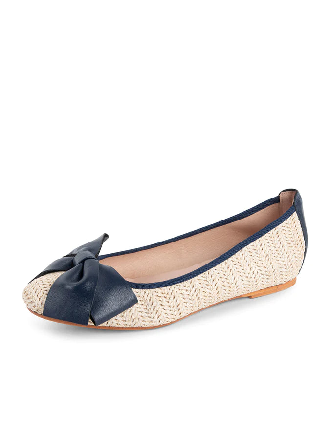 Patricia Green - ST. Tropez Raffia Ballet Flat