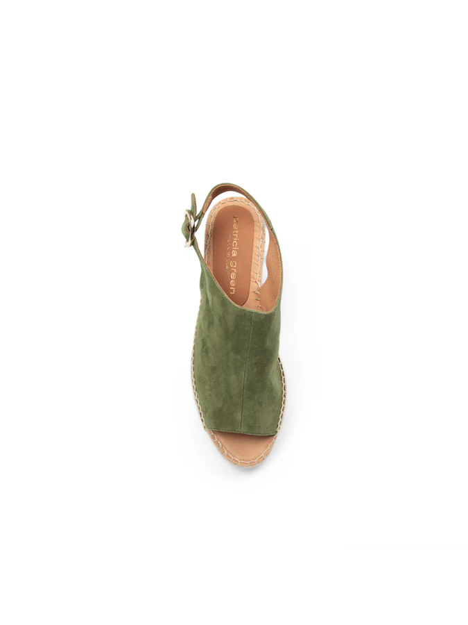 Patricia Green - Stella Peep Toe Espadrille with Buckle
