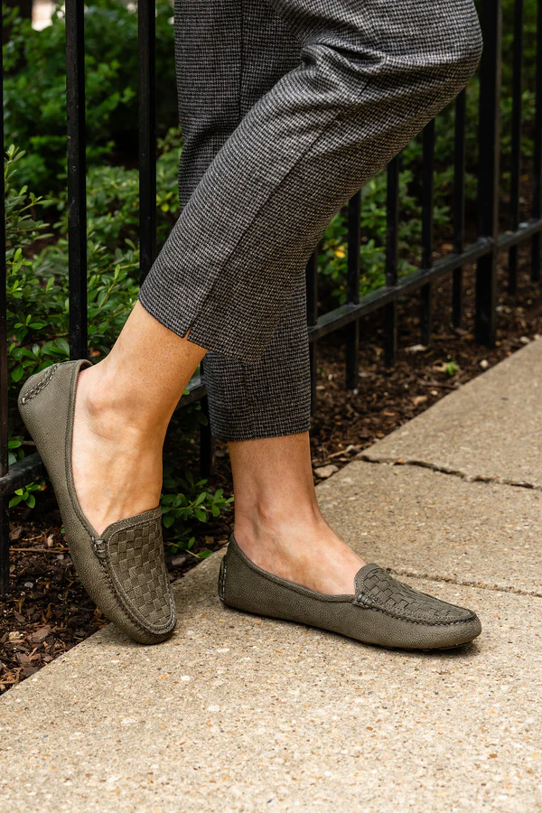 Patricia Green- Kelly Woven Driving Moccasin