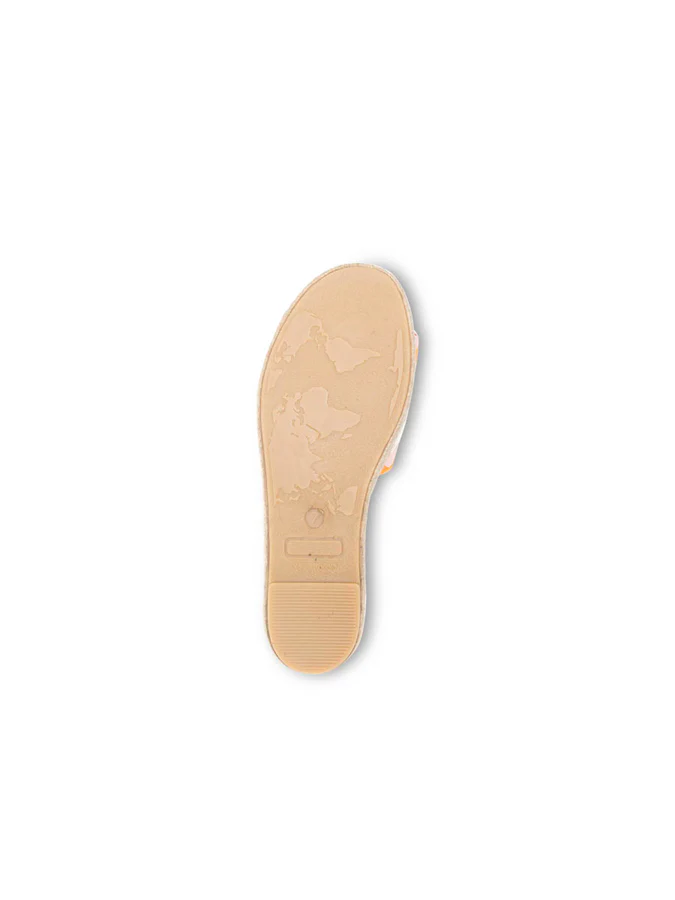 PATRICIA GREEN - AVA RIC RAC SLIDE - SIZE 6 - PINK/ORANGE