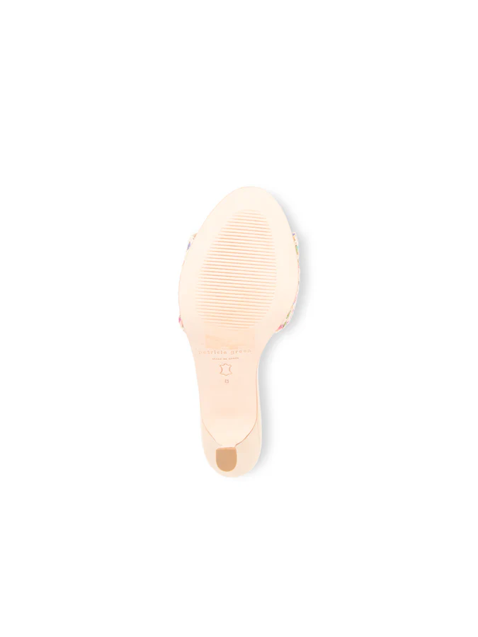 Patricia Green - Portofino Raffia Kitten Heel Sandal