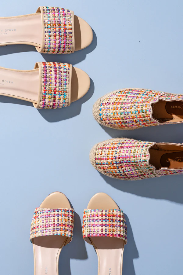 Patricia Green - Harper Raffia Flat Sandal