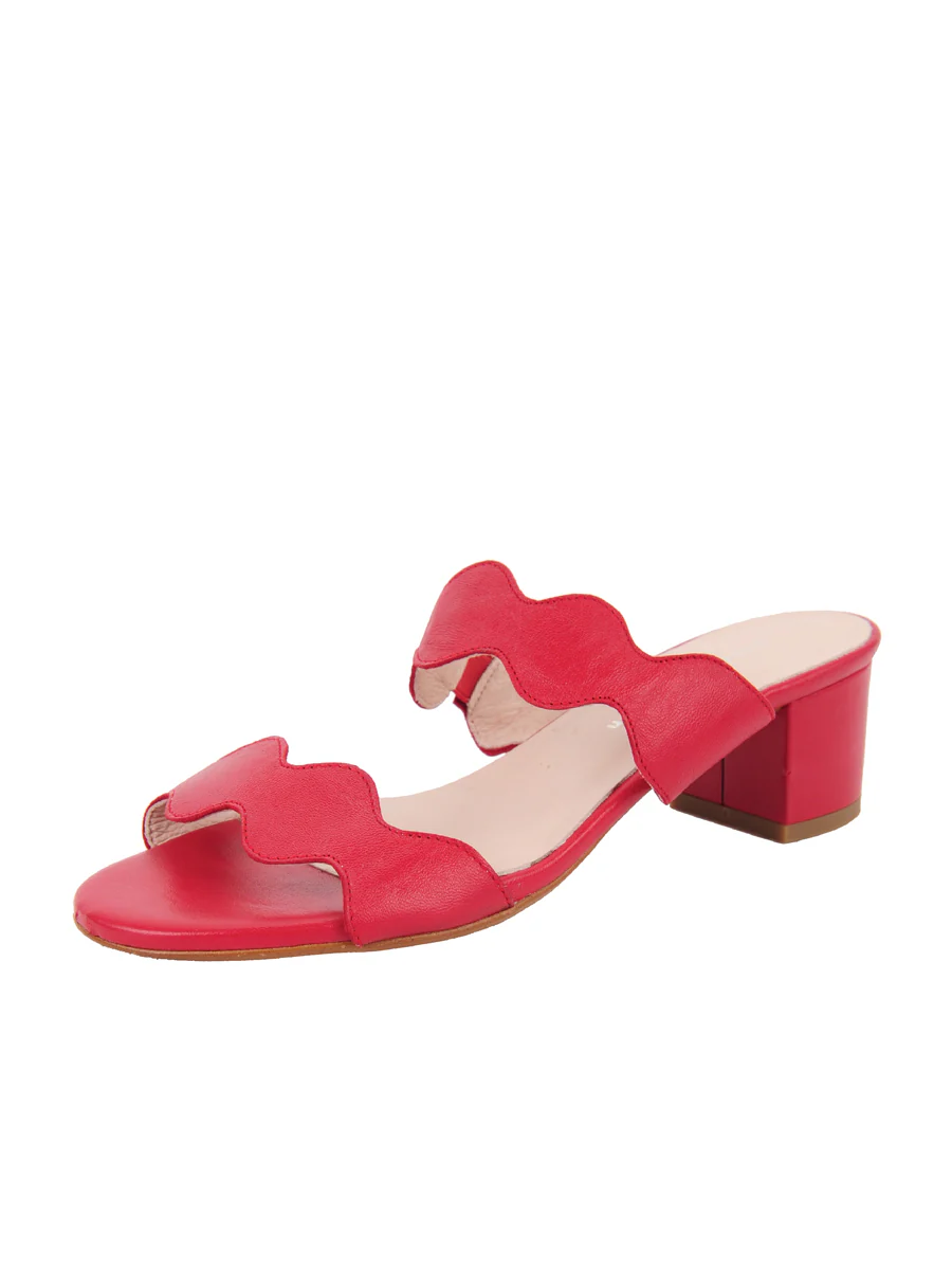 Patricia Green - Palm Beach Block Heel Scalloped Sandal