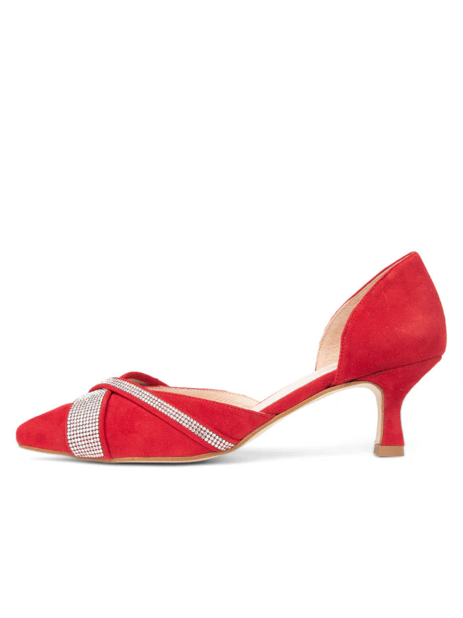 Patricia Green - Milan Crystal d'Orsay Kitten Heel