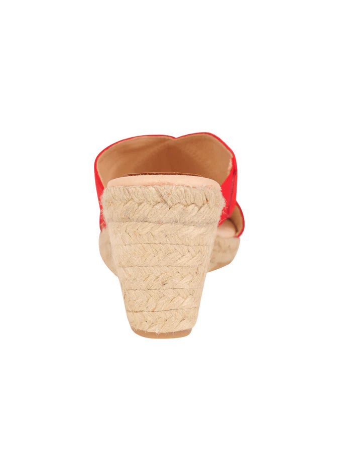 PATRICIA GREEN - ANNABELLE ESPADRILLE - SIZE 9 - RED