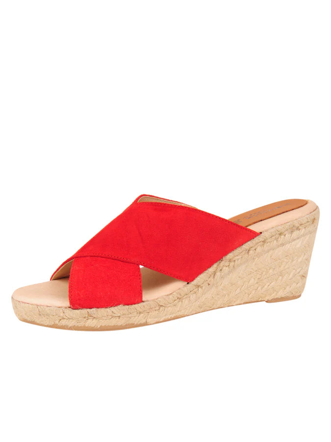 PATRICIA GREEN - ANNABELLE ESPADRILLE - SIZE 9 - RED