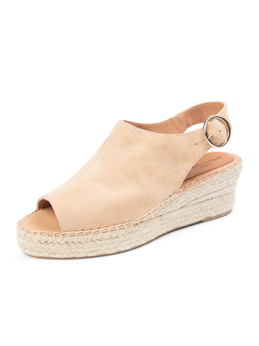 Patricia Green - Stella Peep Toe Espadrille with Buckle
