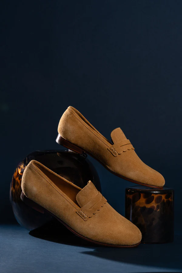PATRICIA GREEN - BLAIR PENNY LOAFER - SIZE 9 - TAN