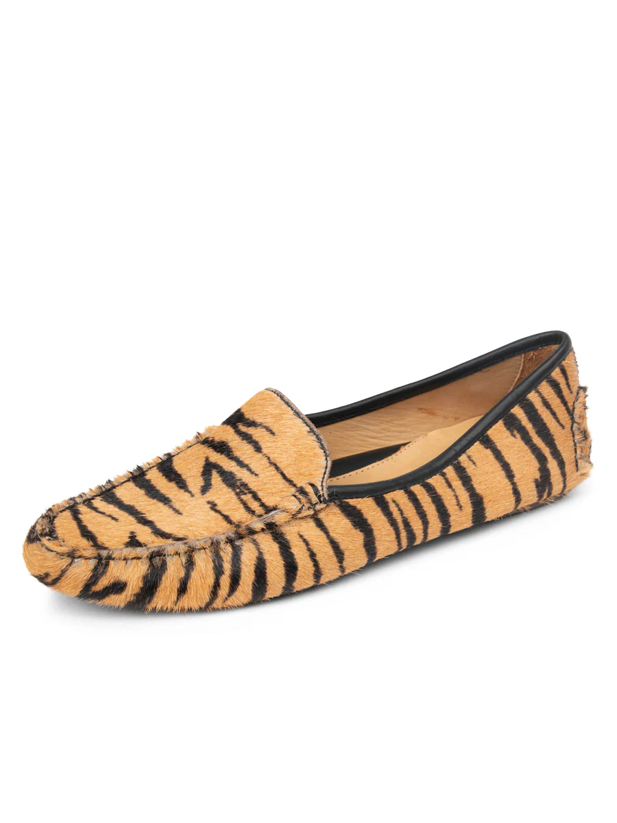 Patricia Green - Jillian Driving Moccasin in Haircalf