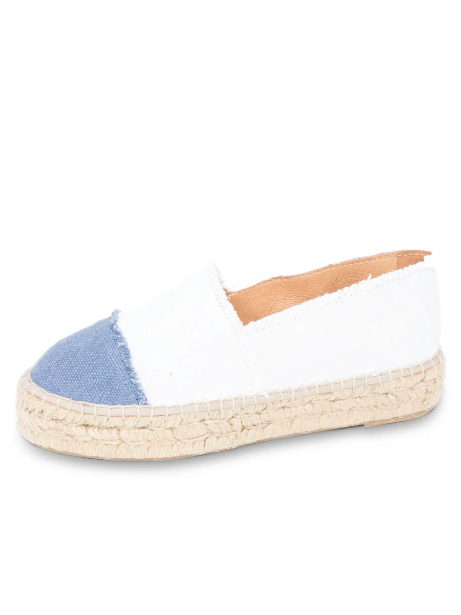 PATRICIA GREEN - MAUI - SIZE 8 - WHITE/DENIM