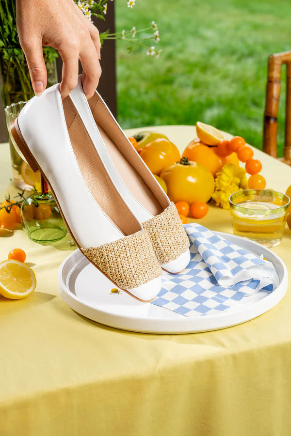 Patricia Green - Milan Raffia Flat