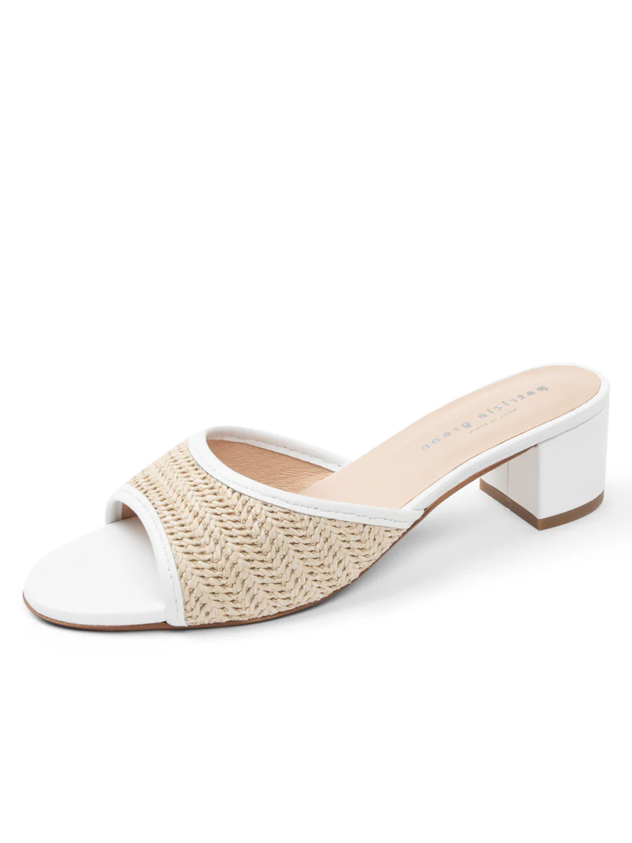 Patricia Green - Sienna Raffia Block Heel