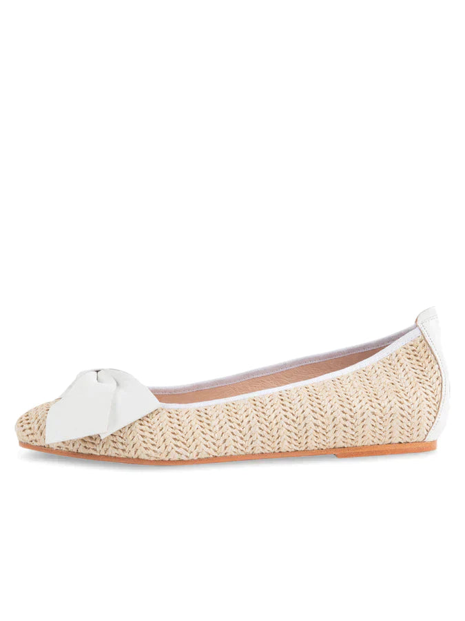 Patricia Green - ST. Tropez Raffia Ballet Flat
