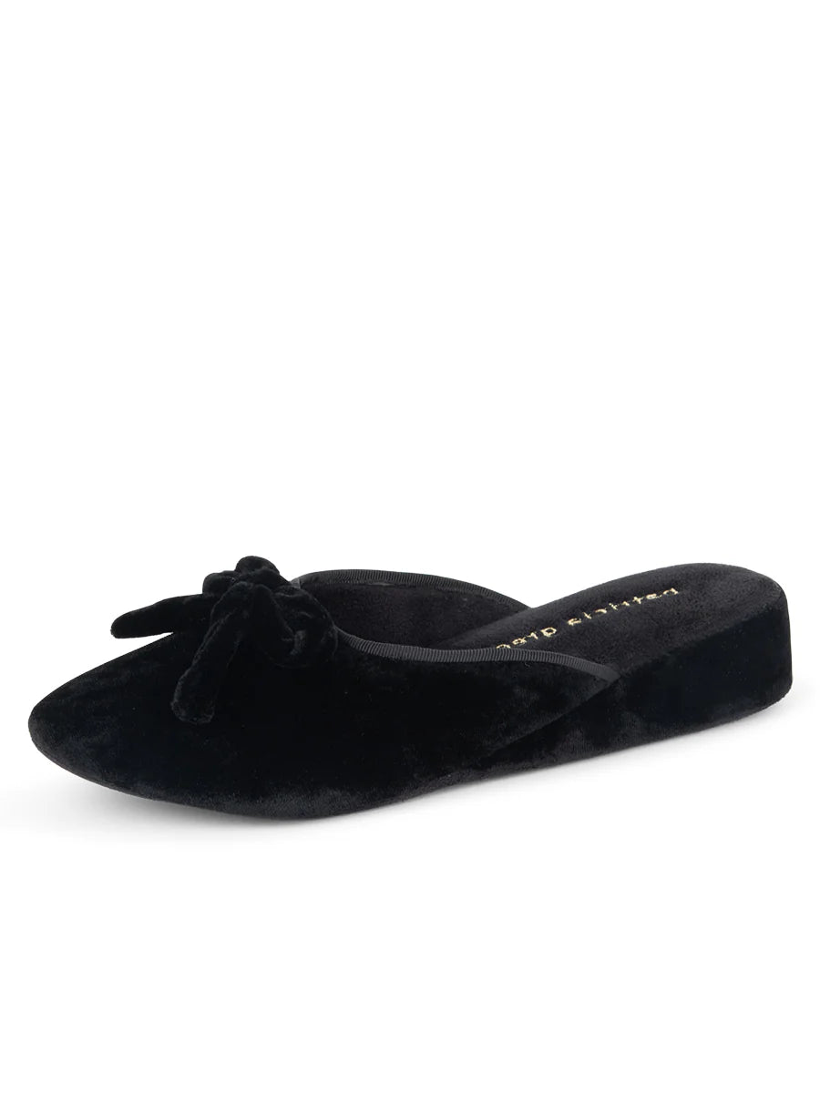 Patricia Green - Bardot Velvet Slip-On Slipper